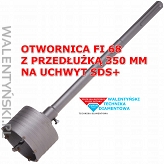 Otwornica Fi 68 z przedłużką 350 mm na SDS+