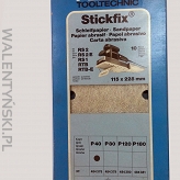 Papier ścierny 115 x 228 mm P 40 do 180  (10 szt) StickFix Arkusze ścierne do FESTO RS2 E, RS 1, RTB, RTB-E
