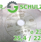 TARCZA DIAMENTOWA FL-S Fi 230 / 25.4 i 22.2 DR. SCHULZE GLAZURA CERAMIKA KAMIEŃ, FL S