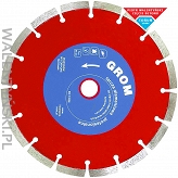 TARCZA DIAMENTOWA GROM Fi 230 /  25,4 - 22,2 GRANIT, MAT. TWARDE, IN CORPORE nr kat. 60050