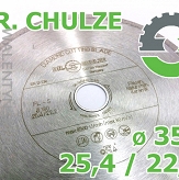 TARCZA DIAMENTOWA FL-S Fi 350 / 25.4 i 22.2 DR. SCHULZE GLAZURA CERAMIKA KAMIEŃ, FL S
